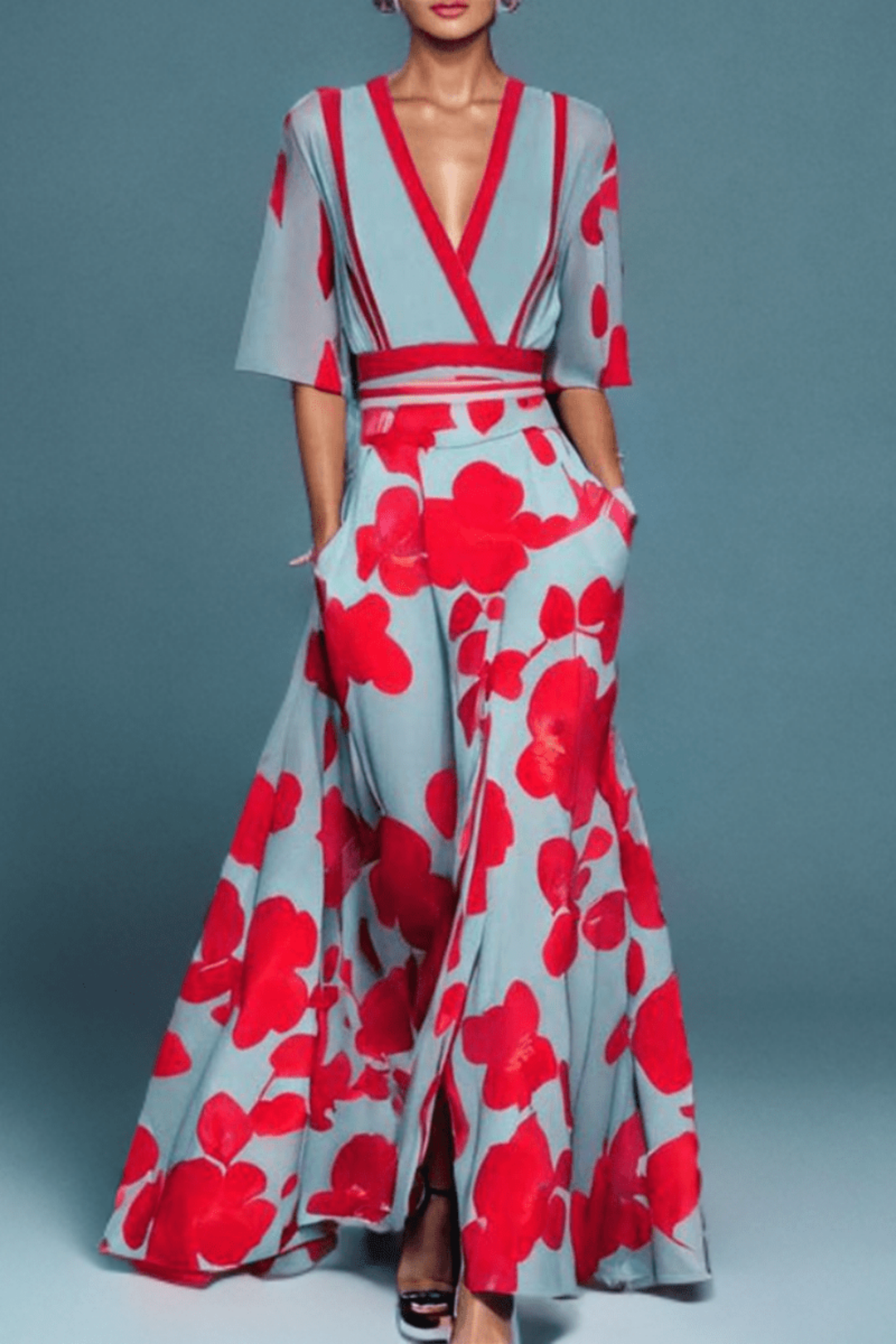 Céor Élan | fleurie robe portefeuille