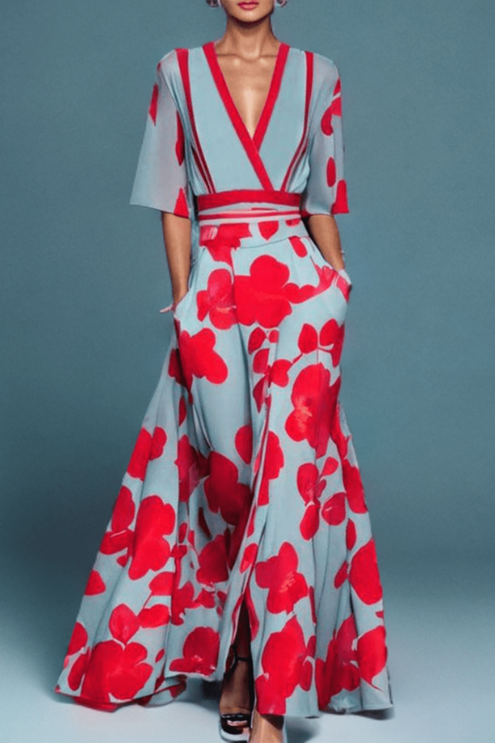 Céor Élan | fleurie robe portefeuille