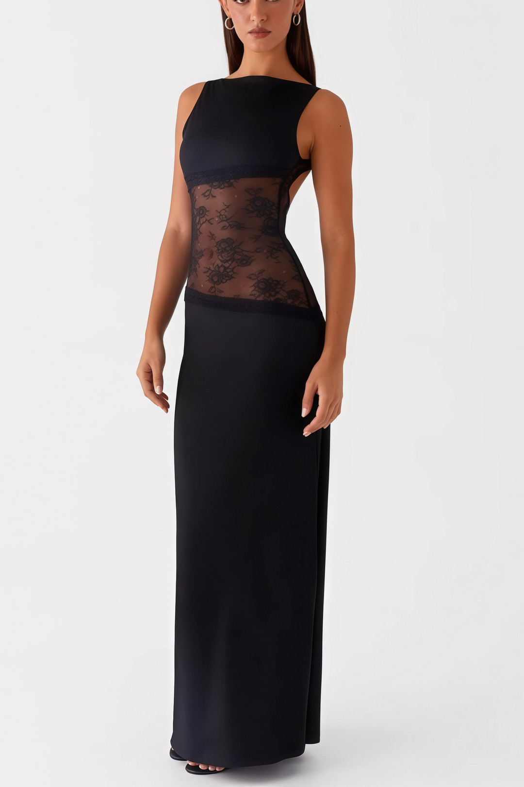 Robe maxi en dentelle | Élégance intemporelle