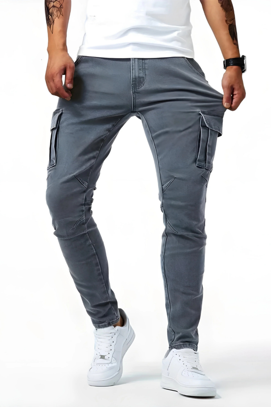 Marino | Pantalon cargo