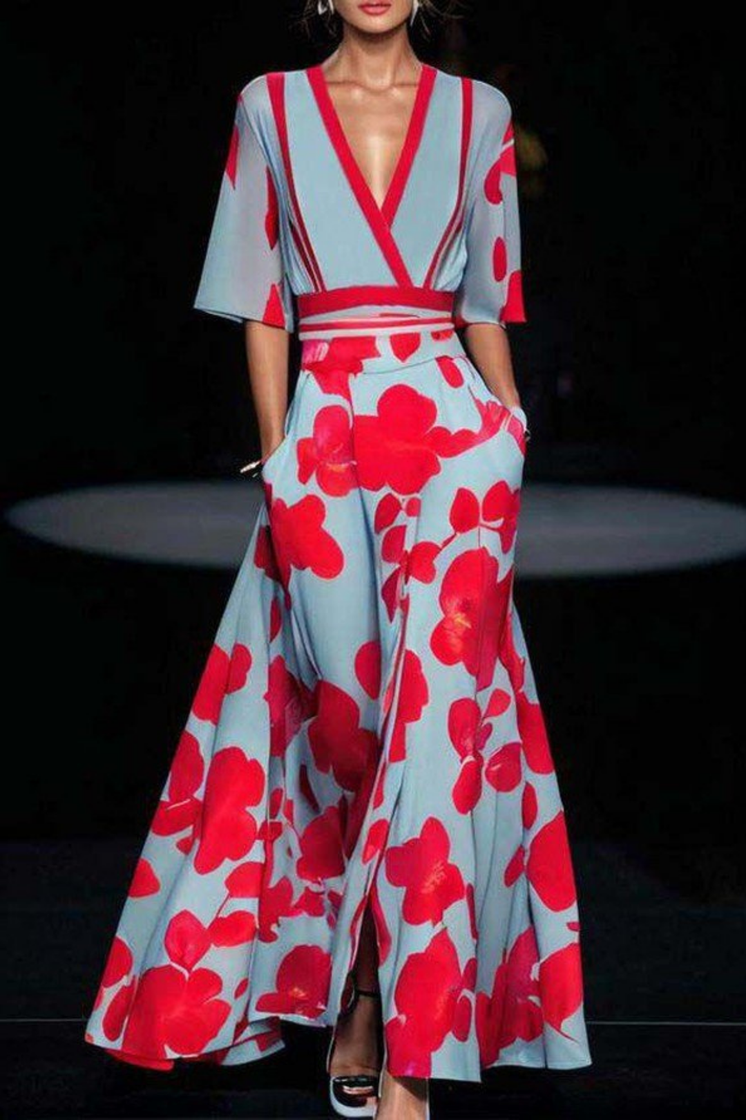 Céor Élan | fleurie robe portefeuille
