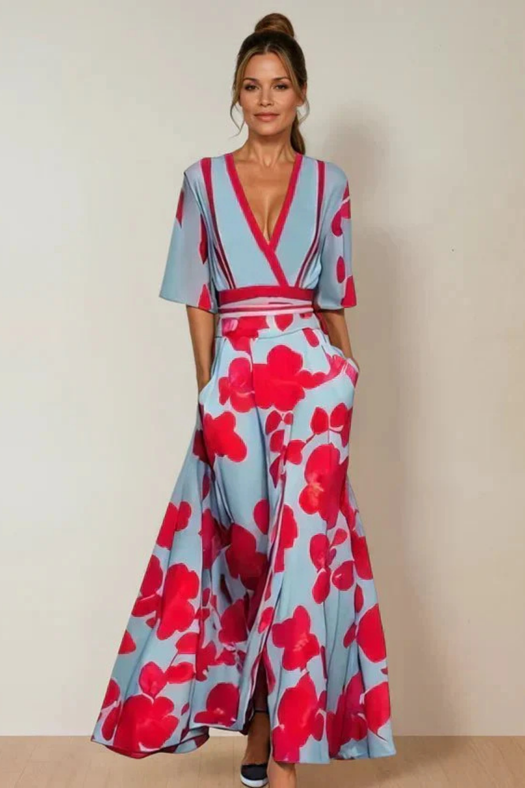 Céor Élan | fleurie robe portefeuille