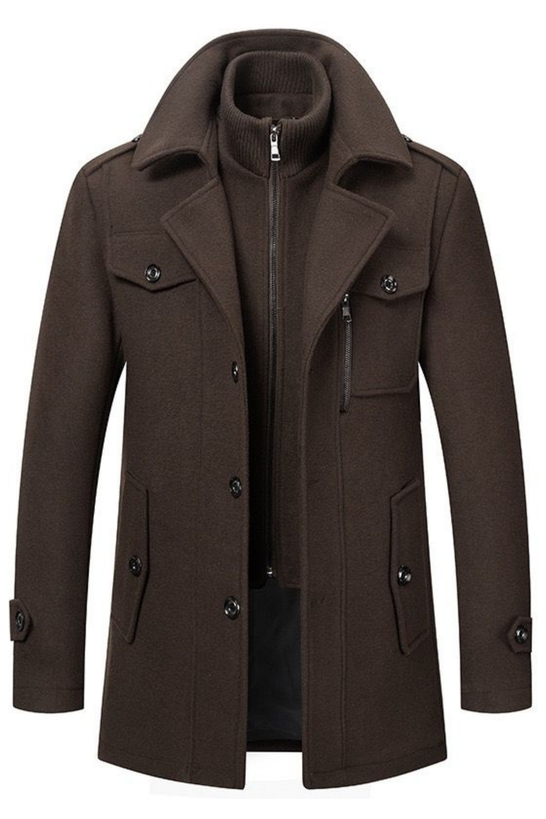 Homme Élite | Manteau deux pièces à l’autorité intemporelle